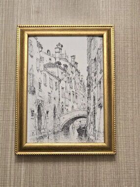 Andrew Bunner "Rio della Verona, Venice" Art Reproduction Print